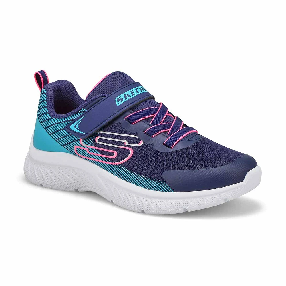 Girls  Microspec Plus Sneaker- Navy/Black