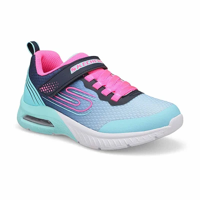 Girls Microspec Max Plus - Echo Sprint Sneaker Navy/Aqua