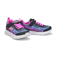 Girls  Flicker Flash Light Up Sneaker - Black/Multi