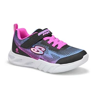 Girls  Flicker Flash Light Up Sneaker - Black/Multi