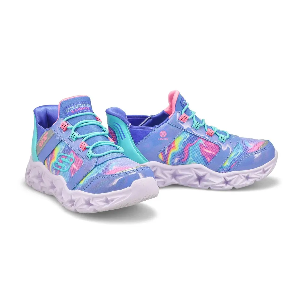 Girls Galaxy Lights-Tie Die Slip-Ins Sneaker - Blue/Multi