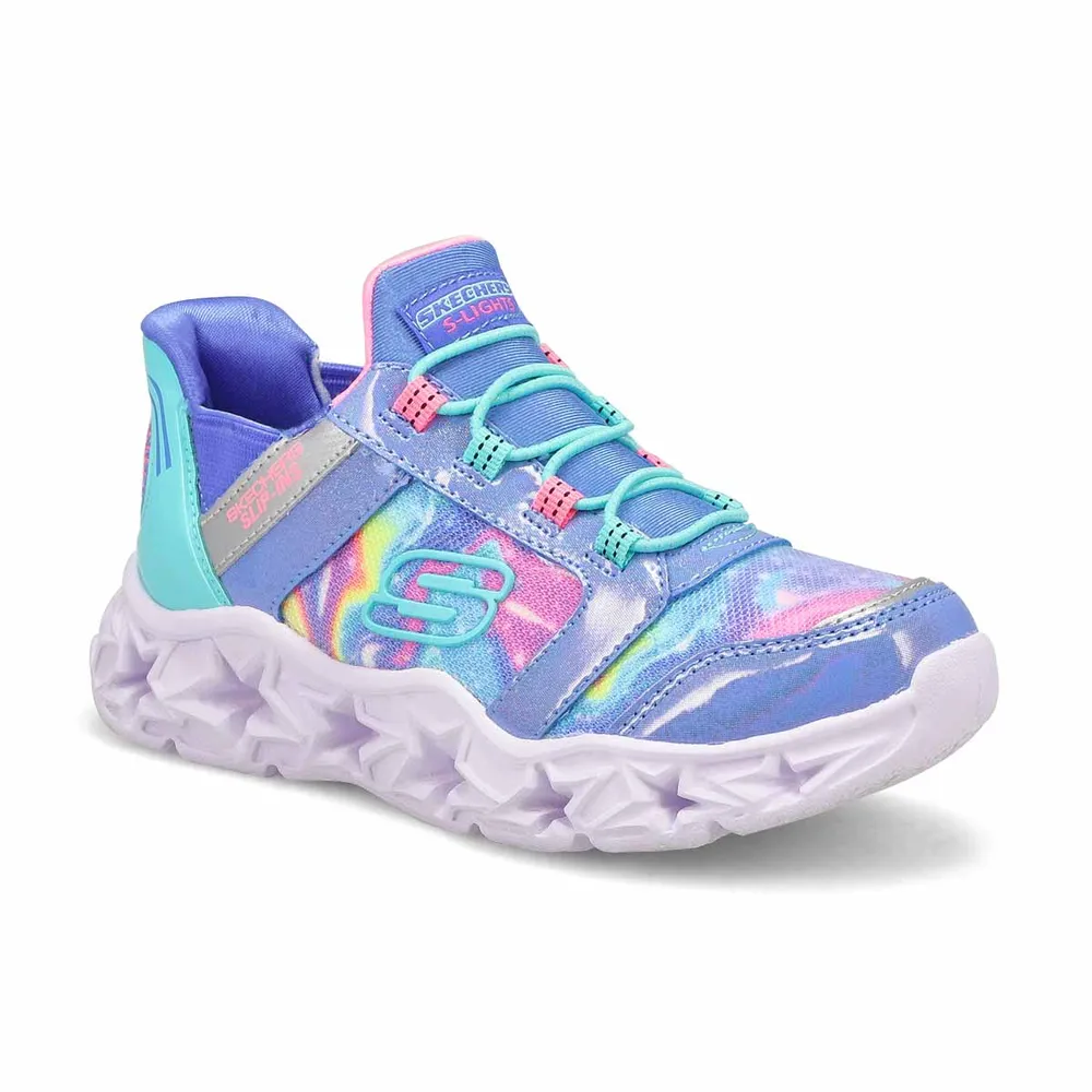 Girls Galaxy Lights-Tie Die Slip-Ins Sneaker - Blue/Multi