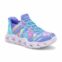 Girls Galaxy Lights-Tie Die Slip-Ins Sneaker - Blue/Multi