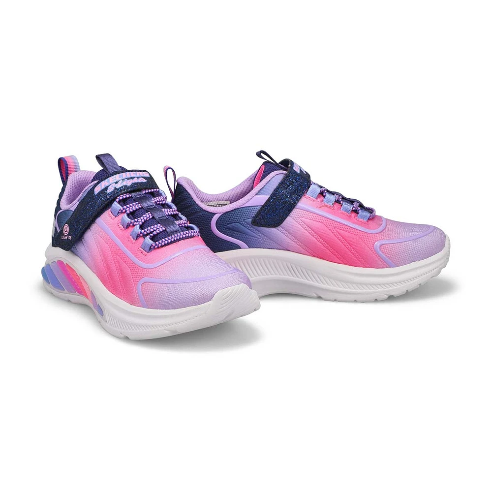 Girls  Rainbow Cruisers Light Up Sneaker - Navy/Multi