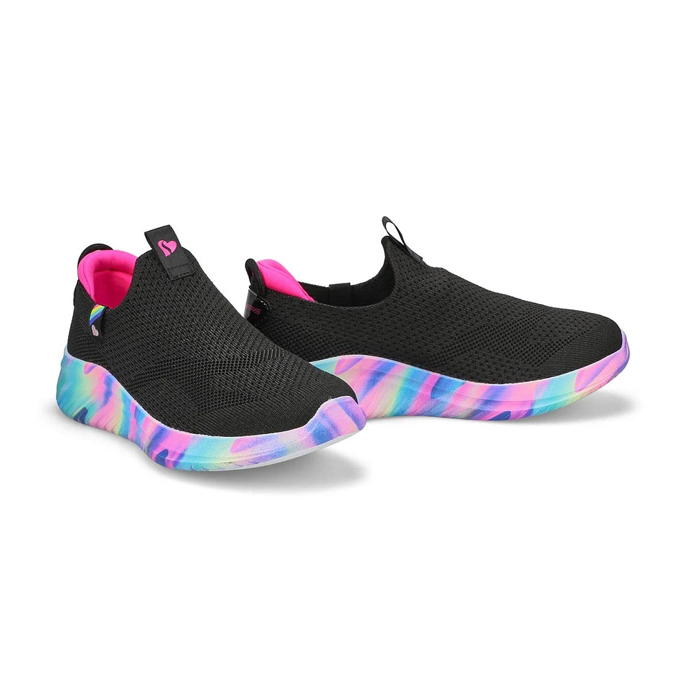 Girls  Ultra Flex 3.0 Blissful Bay Sneaker - Black/Multi