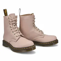 Womens 1460 Pascal 8-Eye Combat Boot - Vintage Taupe