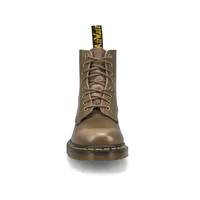 Mens 1460 Pascal 8-Eye Smooth Combat Boot - Olive Carrara