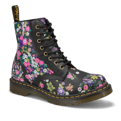 Womens 1460 8-Eye Casual Boot - Vintage Floral