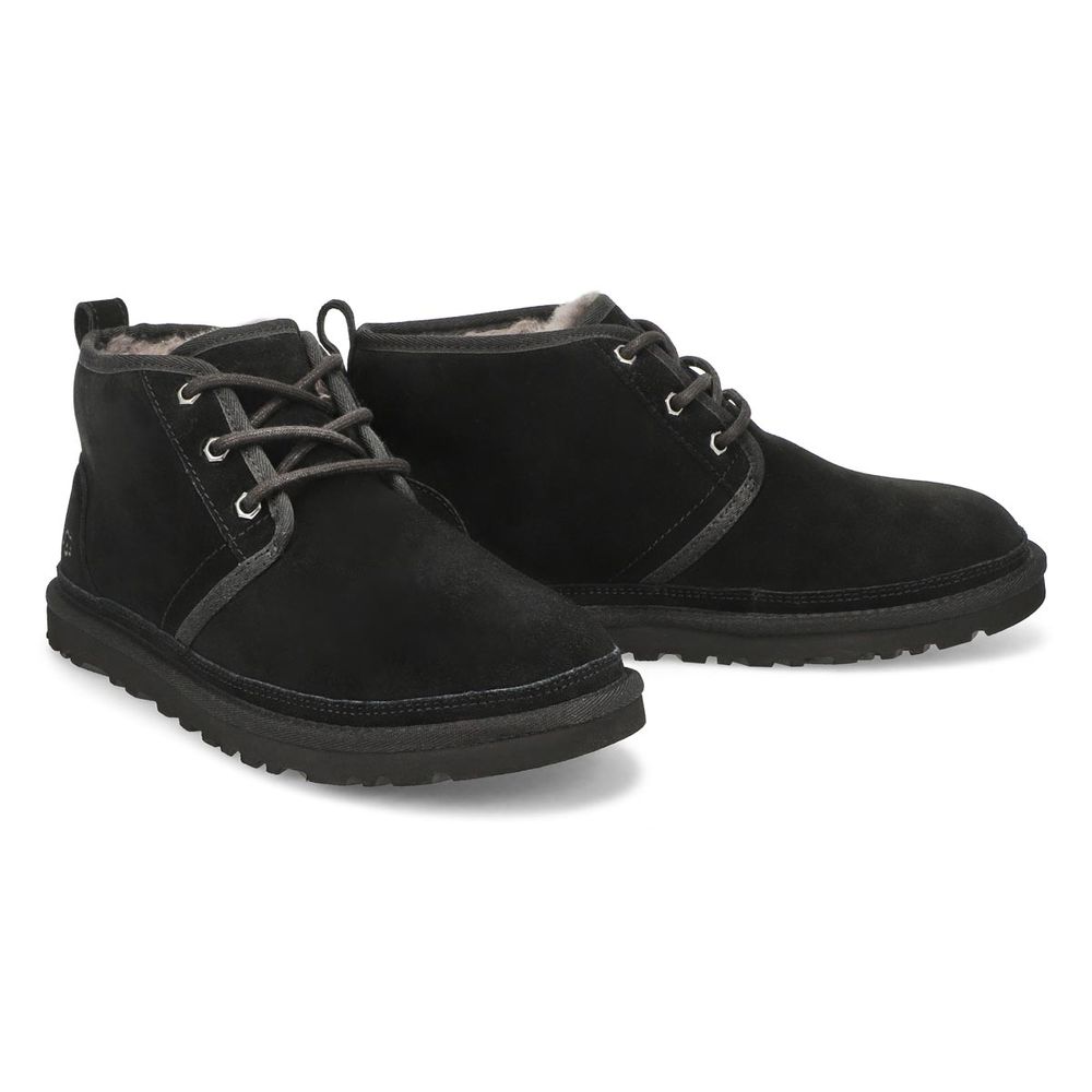 Mens Neumel Lined Chukka Boot - Black