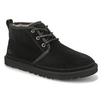 Mens Neumel Lined Chukka Boot - Black