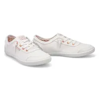 Womens Bobs B Cute Slip On Sneaker - White