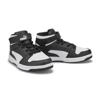 Kids Rebound Layup SL V PS High Top Sneaker - Black/White