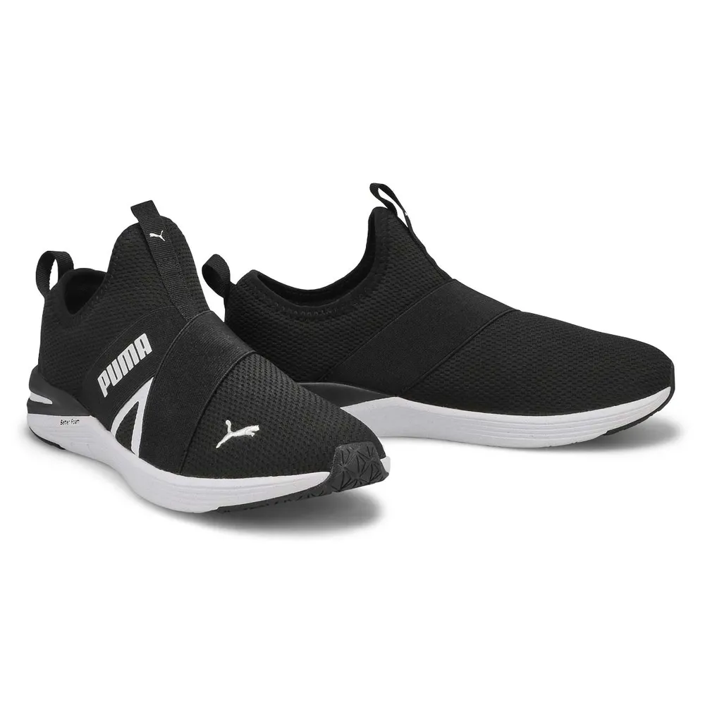 Womens Better Foam Prowl Slip On Sneaker - Black/White