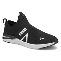 Womens Better Foam Prowl Slip On Sneaker - Black/White