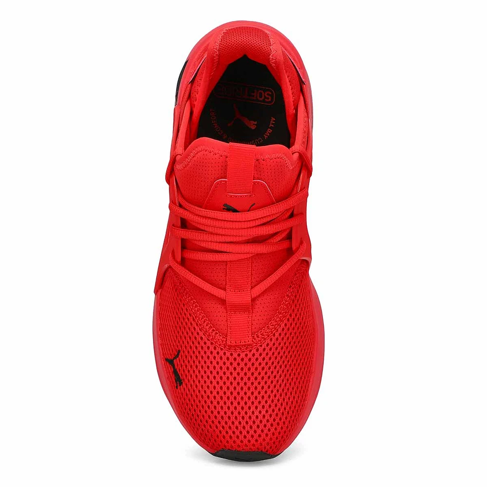 Mens Softride Enzo Evo Lace Up Sneaker - Red/Black