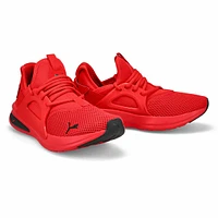 Mens Softride Enzo Evo Lace Up Sneaker - Red/Black