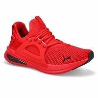 Mens Softride Enzo Evo Lace Up Sneaker - Red/Black