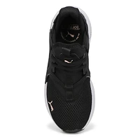 Womens Softride Enzo Evo  Lace Up Sneaker - Black/Pink