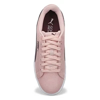 Womens  Vikky 3.0 Lace Up Sneaker - Mauve Mist/Plum/White