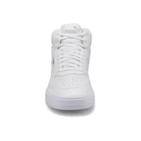 Mens Caven Mid Sneaker - White/Gold/Grey
