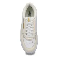 Womens Karmen Rebelle Platform Sneaker - White/Gold