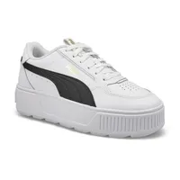 Girls Karmen Rebelle Jr Sneaker - White/Black