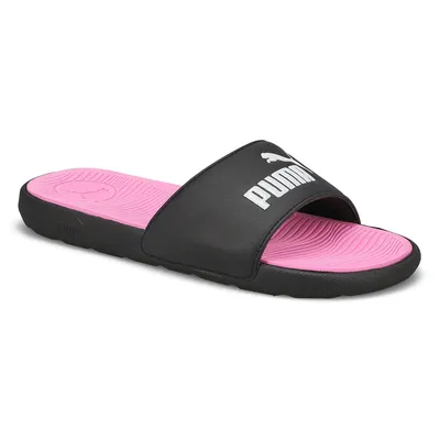 Womens Cool Cat 2.0 BX Slide Sandal - Black/White/Pink