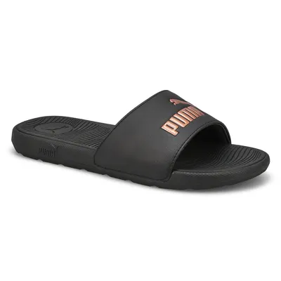 Womens Cool Cat 2.0 BX Slide Sandal - Black/Rose Gold