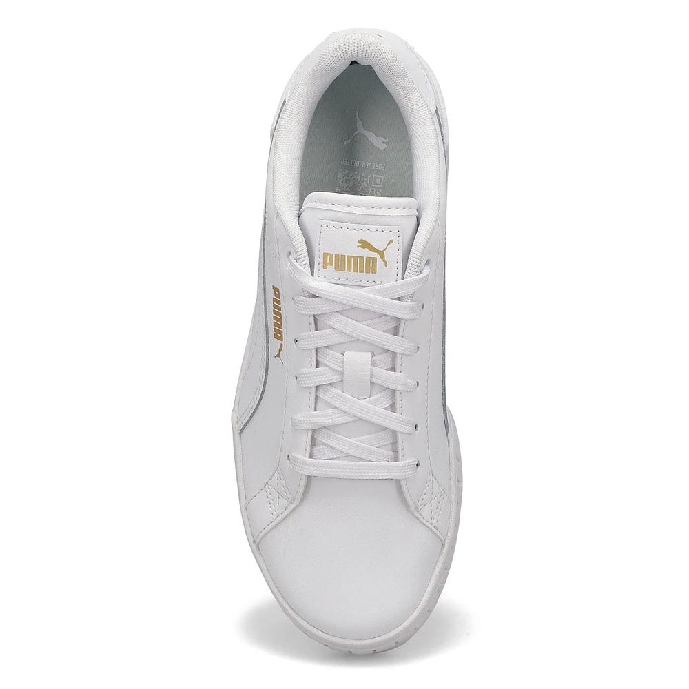 Womens Karmen Wedge Sneaker - White/White
