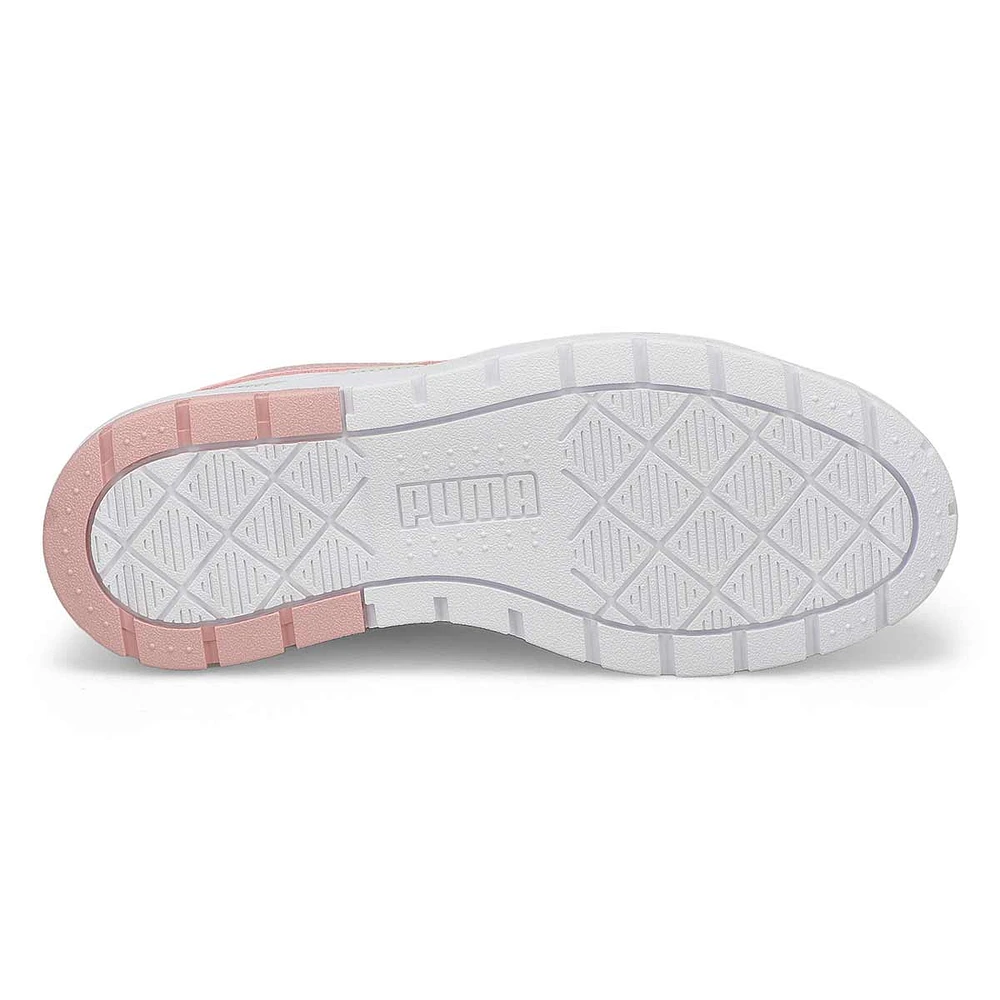 Womens Karmen II Idol Platform Sneaker - White/Mauve/Grey