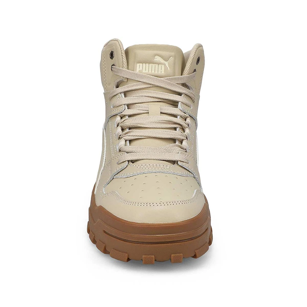 Mens  Rebound Abrupt Hi Top Sneaker - Desert Dust/Alpine Snow/Gum