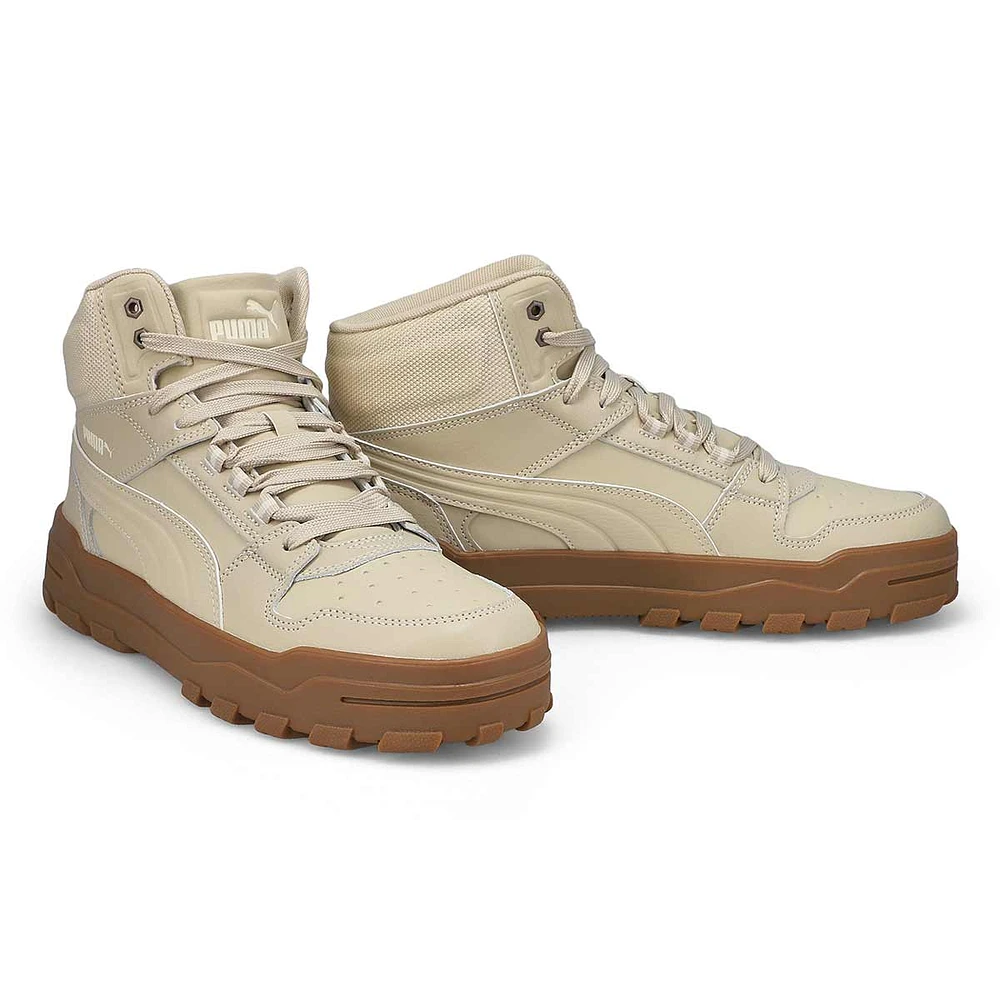 Mens  Rebound Abrupt Hi Top Sneaker - Desert Dust/Alpine Snow/Gum