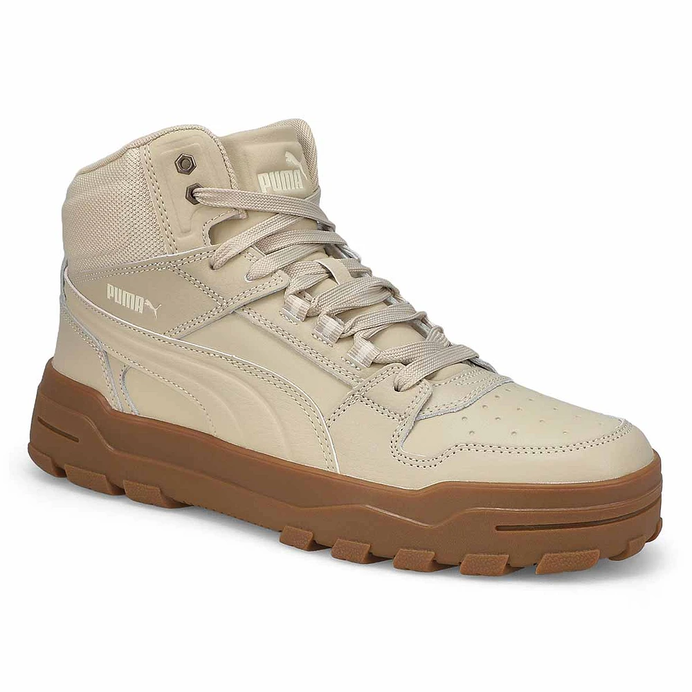 Mens  Rebound Abrupt Hi Top Sneaker - Desert Dust/Alpine Snow/Gum