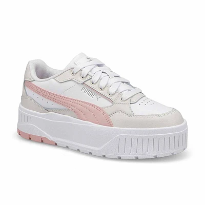 Girls  Karmen II Idol Jr Platform Sneaker - White/Mauve Mist/Feather Gray