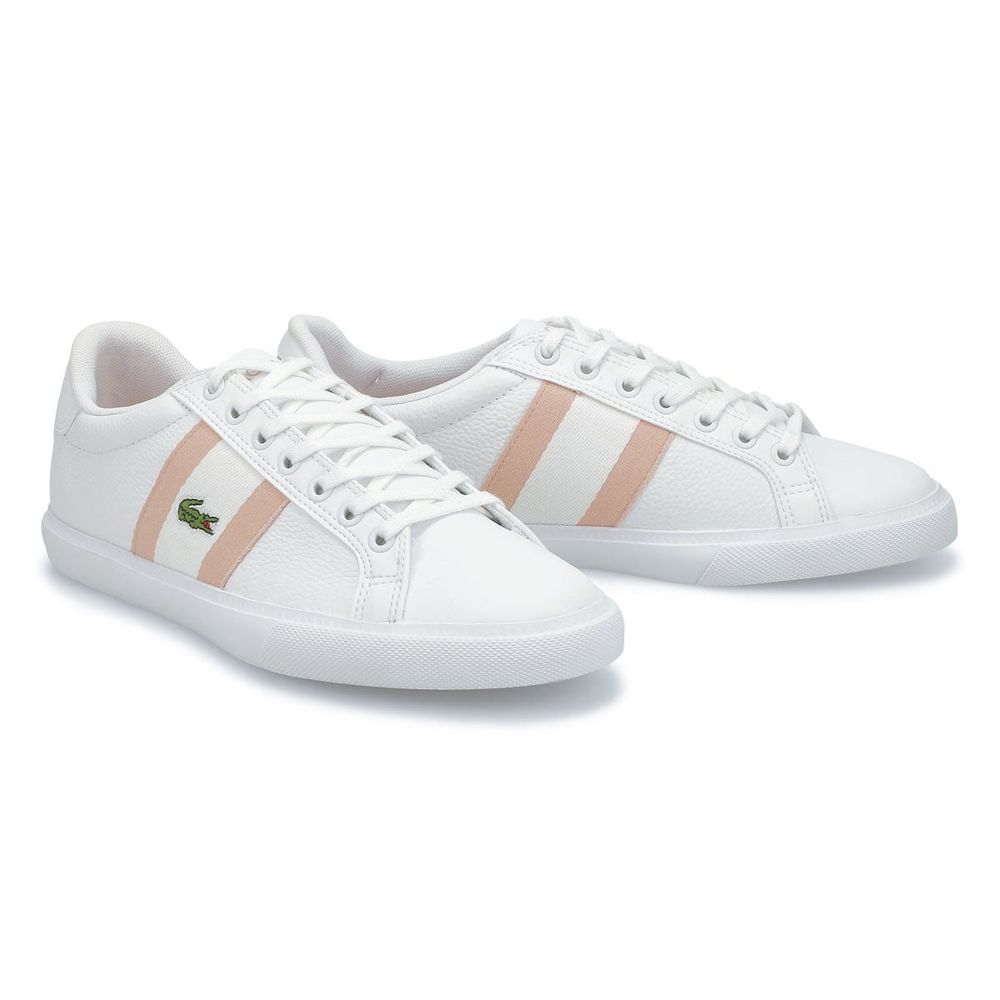 Womens Grad Vulc 120 Casual Sneaker - White/Pink