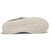 Mens Wally Eco Linen Casual Shoe- Iron