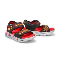 Boys Thermo Splash 2 Strap Sandal - Black/Red