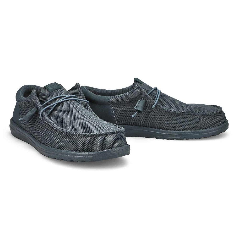 Mens Wally Funk Mono Casual Shoe - Dark Slate