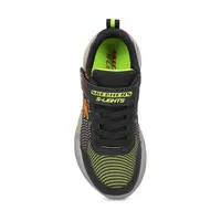 Boys Erupters IV Light Up Sneaker - Black/Lime