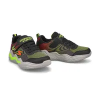 Boys Erupters IV Light Up Sneaker - Black/Lime