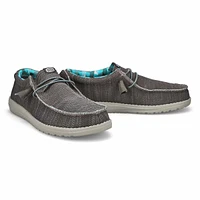 Mens Wally Sox Casual Shoe - Charcoal