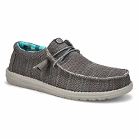 Mens Wally Sox Casual Shoe - Charcoal