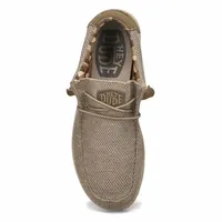 Mens Wally Sox Casual Shoe - Beige