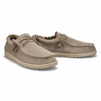 Mens Wally Sox Casual Shoe - Beige