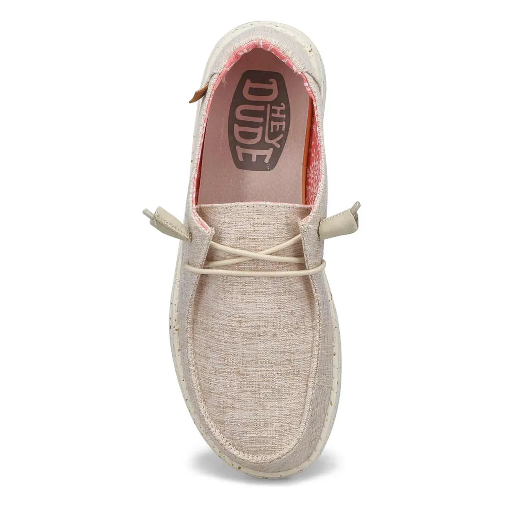 Hey Dude Wendy Chambray Shoe - Women's Shoes in White