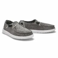 Womens Wendy Chambray Casual Shoe - Woven Onyx