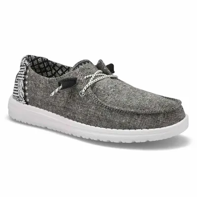 Womens Wendy Chambray Casual Shoe - Woven Onyx