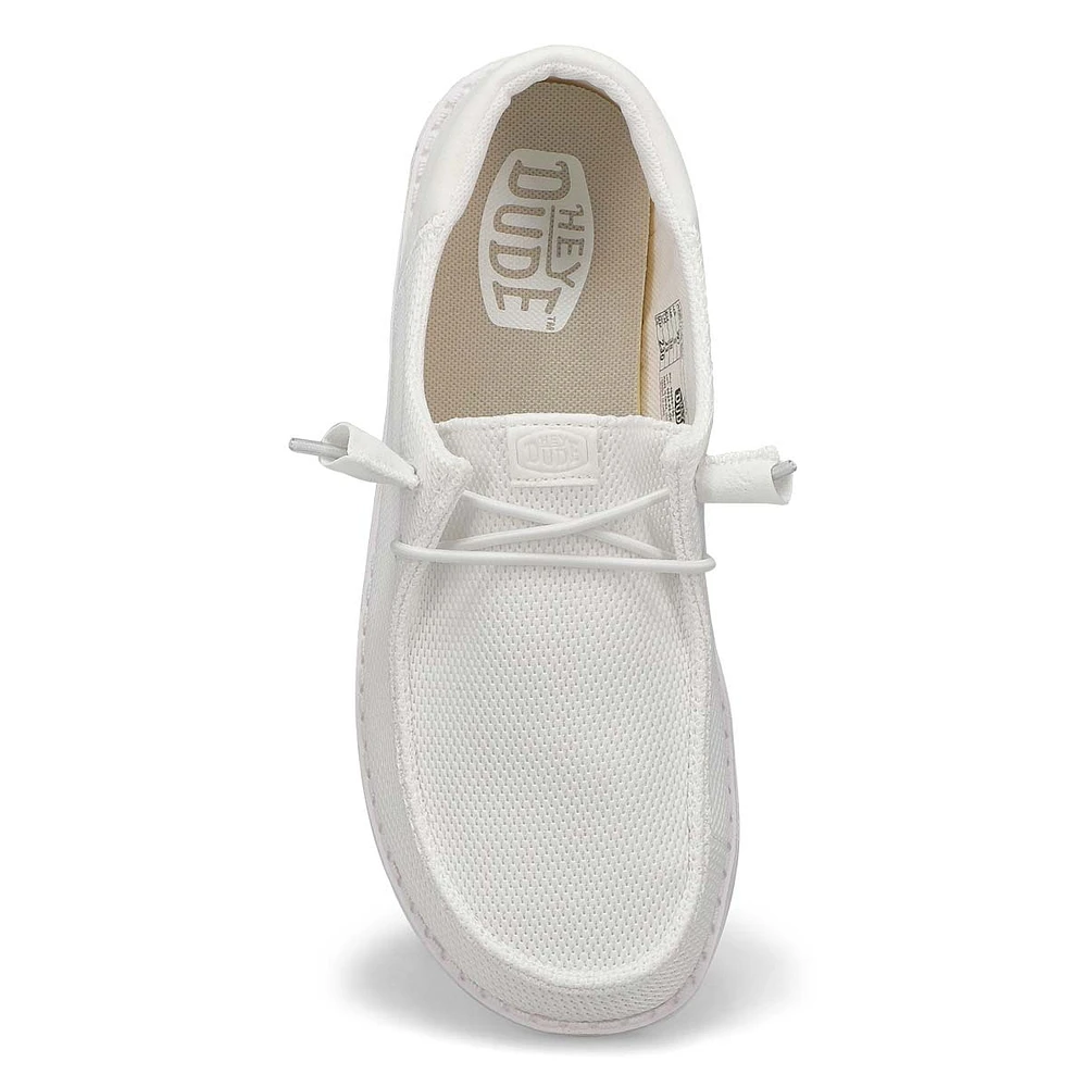 Womens Wendy Funk Mono Casual Shoe - White