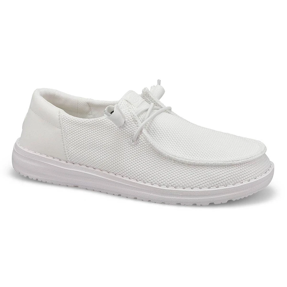 Womens Wendy Funk Mono Casual Shoe - White