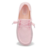 Womens Wendy Funk Mono Casual Shoe - Light Pink